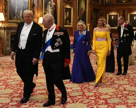 Royals Roll Out Red Carpet During Demonstrations; Kimmel Taken Off Air Over Kirk Remarks