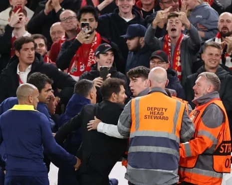 Simeone, Liverpool's Home Ground and Some Shouting in the Professional Environment