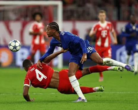 Chelsea's manager rages as Bayern Munich center-back Jonathan Tah escapes red card during UCL defeat